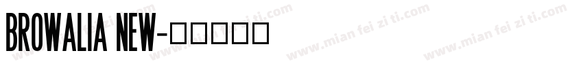 Browalia New字体转换